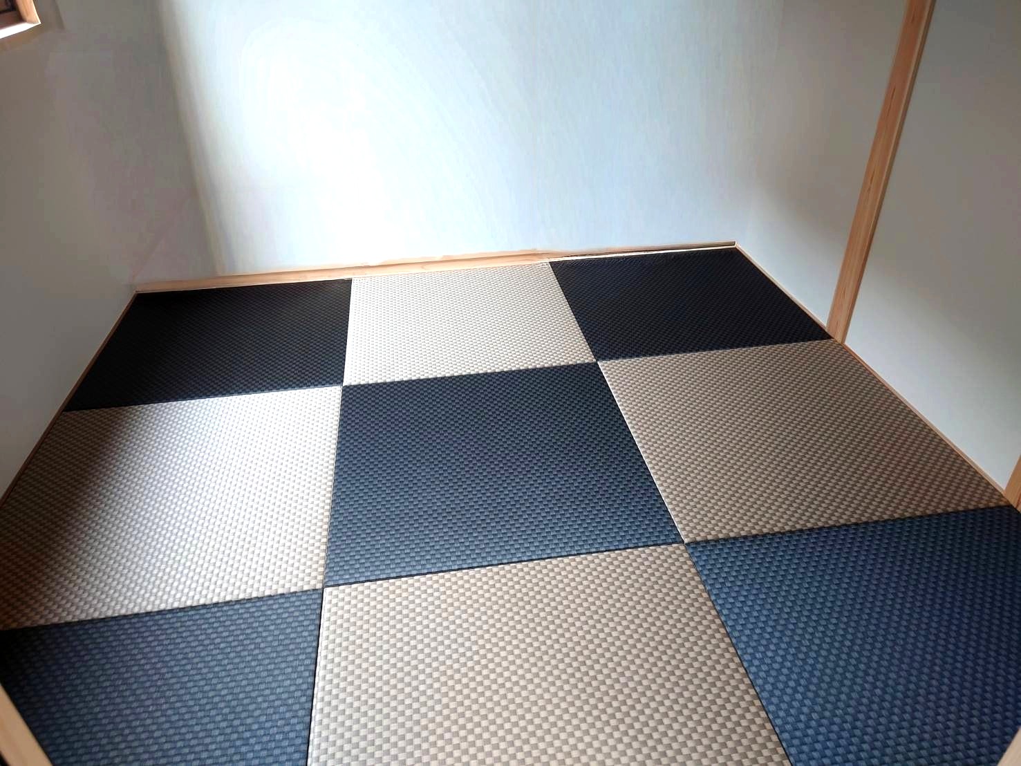 セキスイ市松ブラック×ラテブラウン