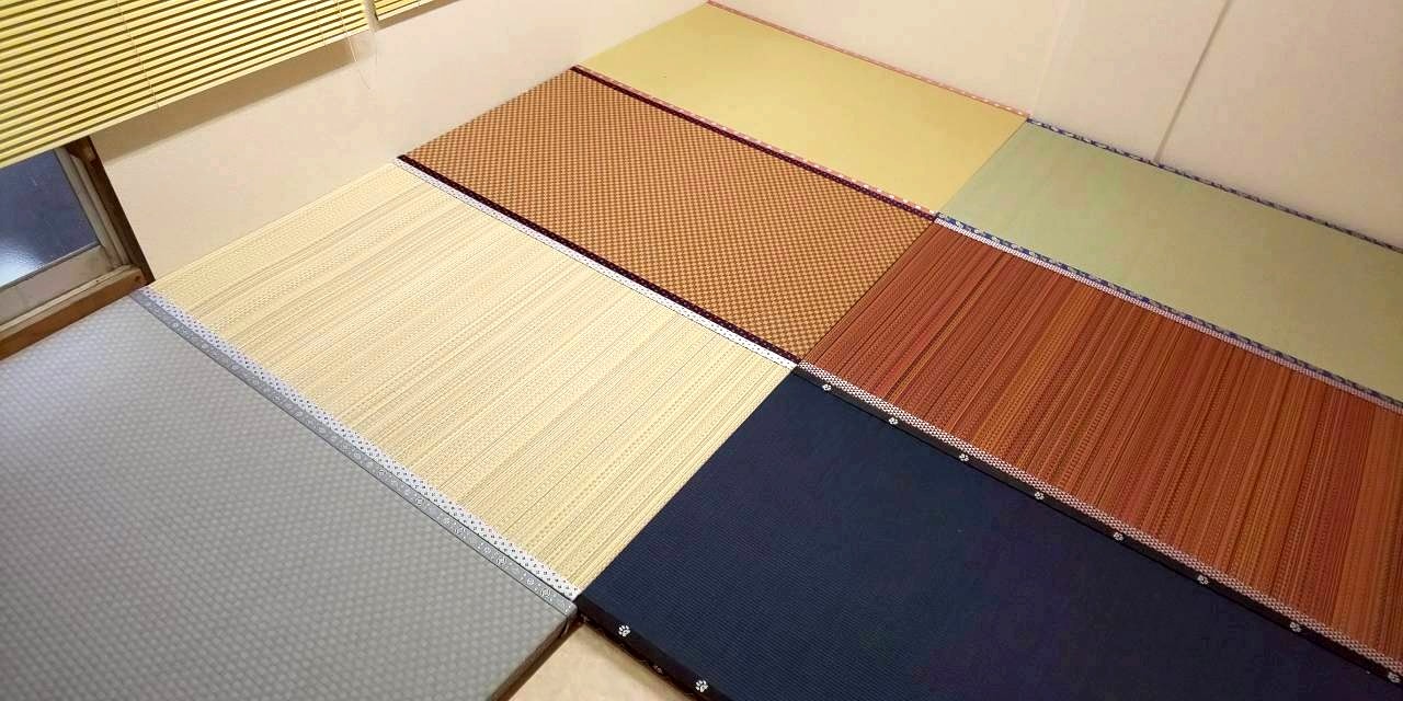 ホワイト×ベージュ シンプル市松