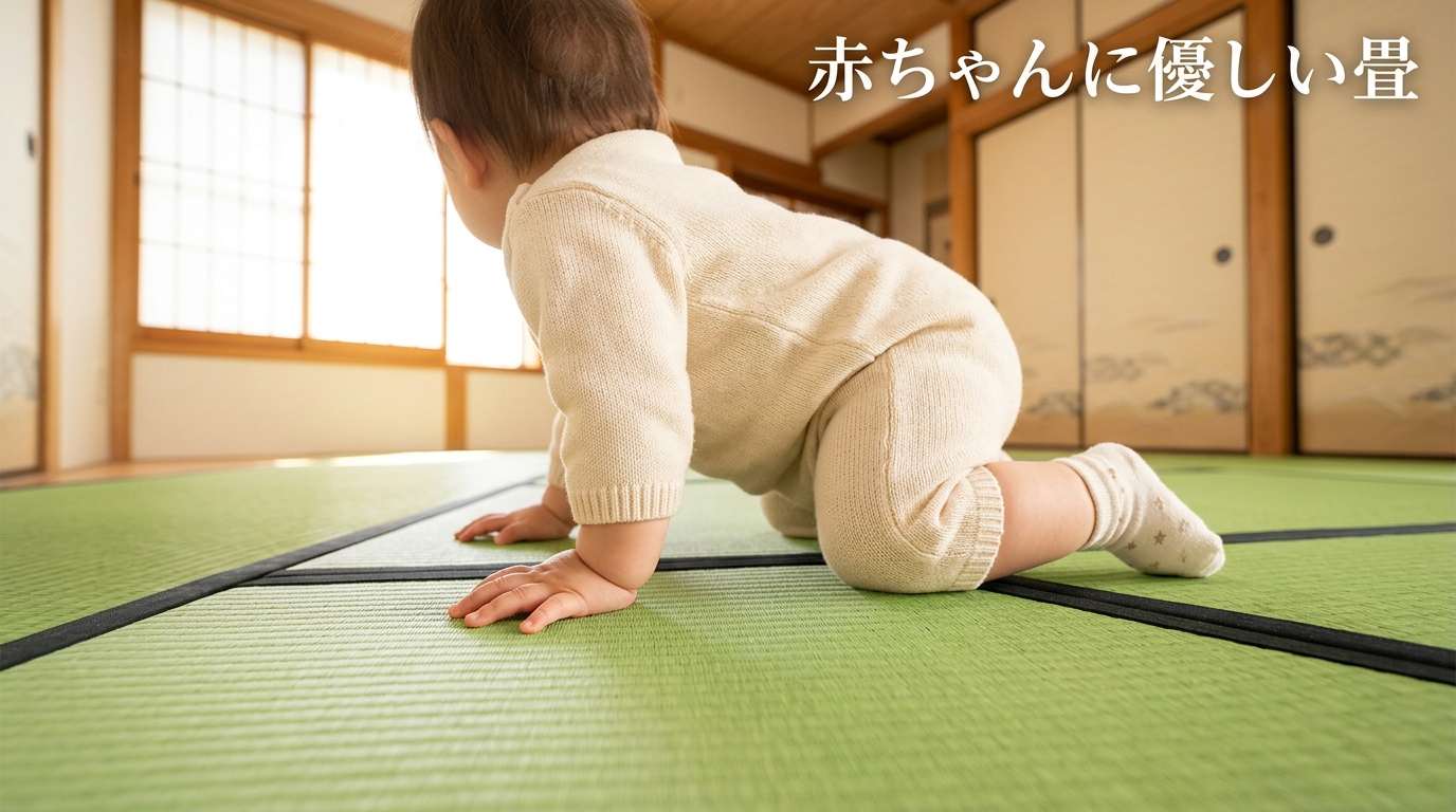 赤ちゃんに優しい畳