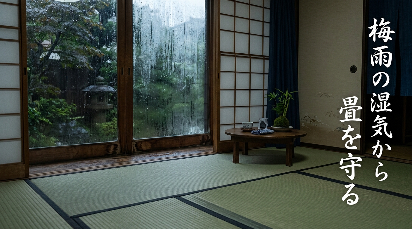 梅雨の湿気から畳を守る