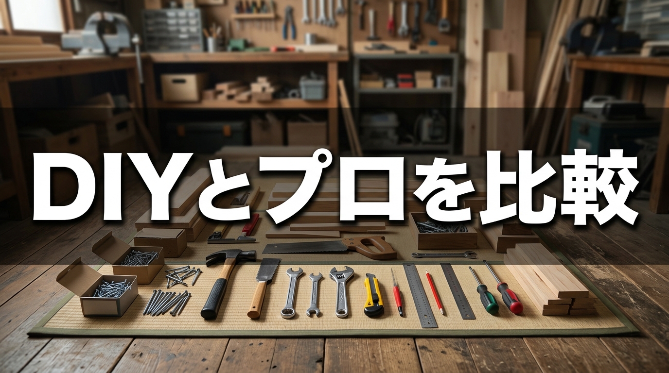 畳の張替えはDIYできる？