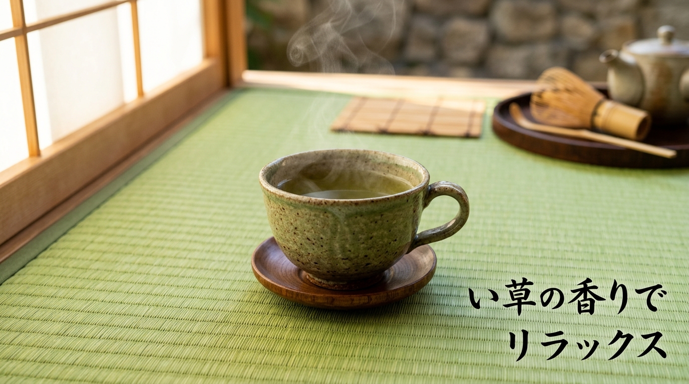 い草の香りでリラックス