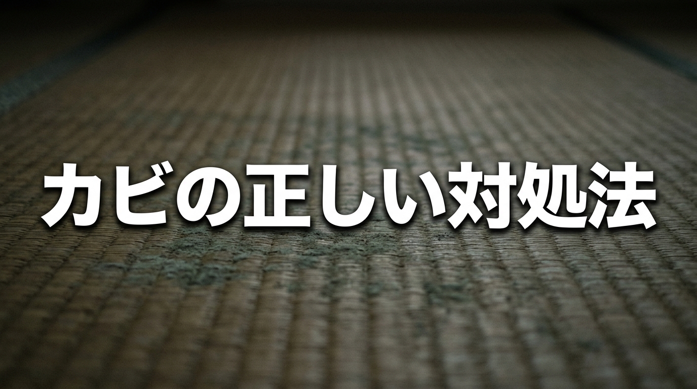 畳にカビが生えたら？