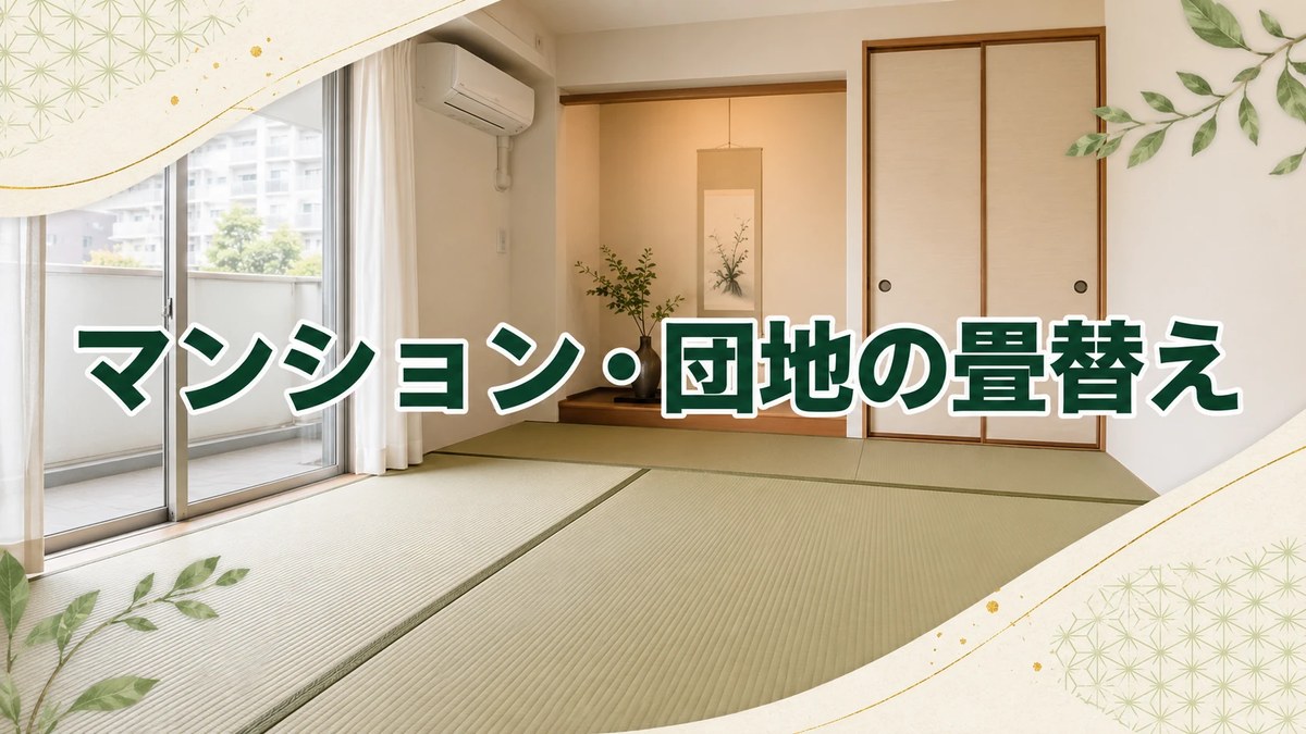 長崎のマンション畳替え