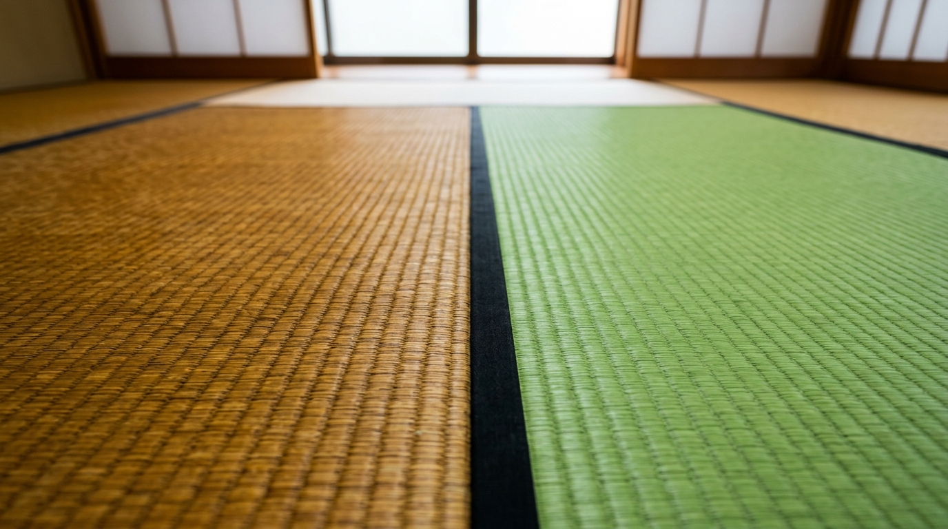 畳の新旧比較