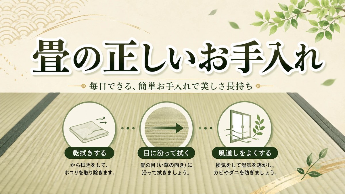 畳の寿命は何年？長持ちさせるお手入れ術