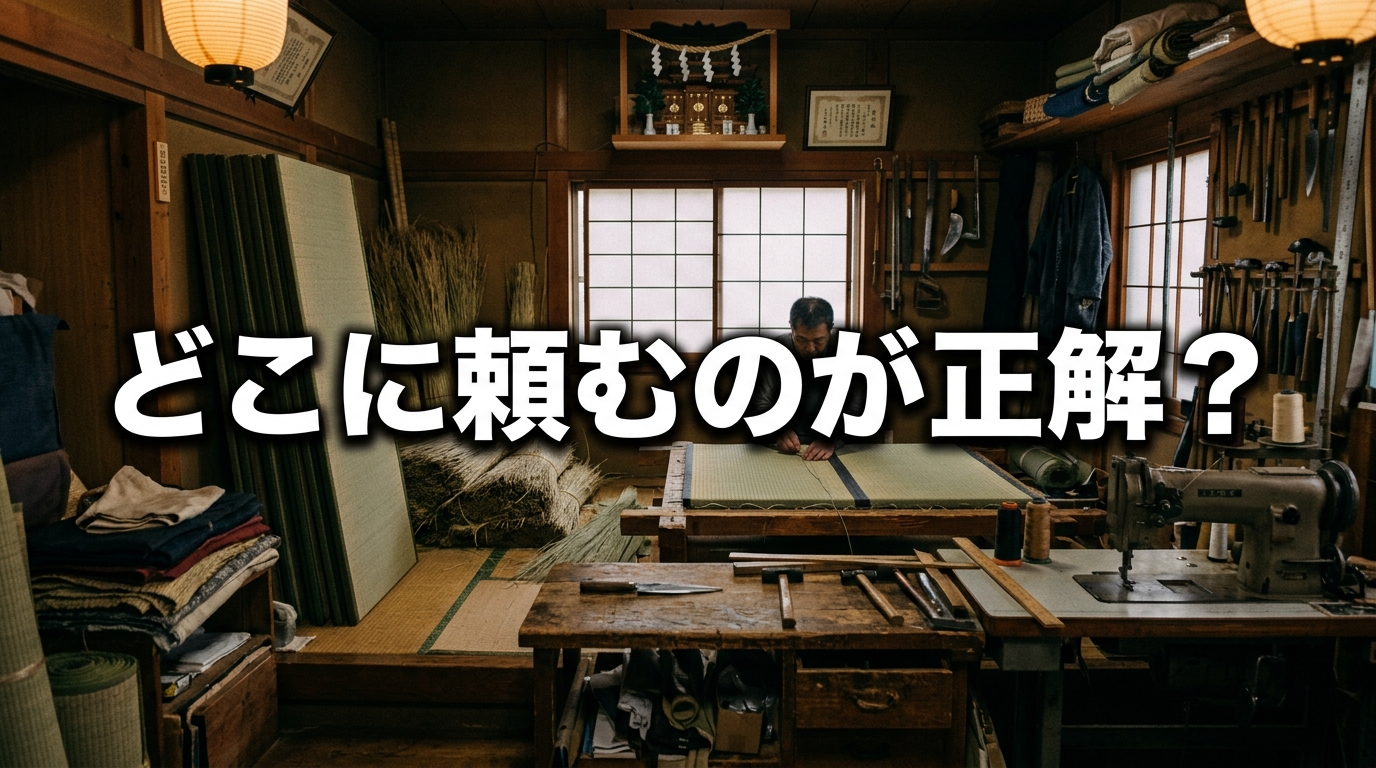 ホームセンターと畳専門店の違い