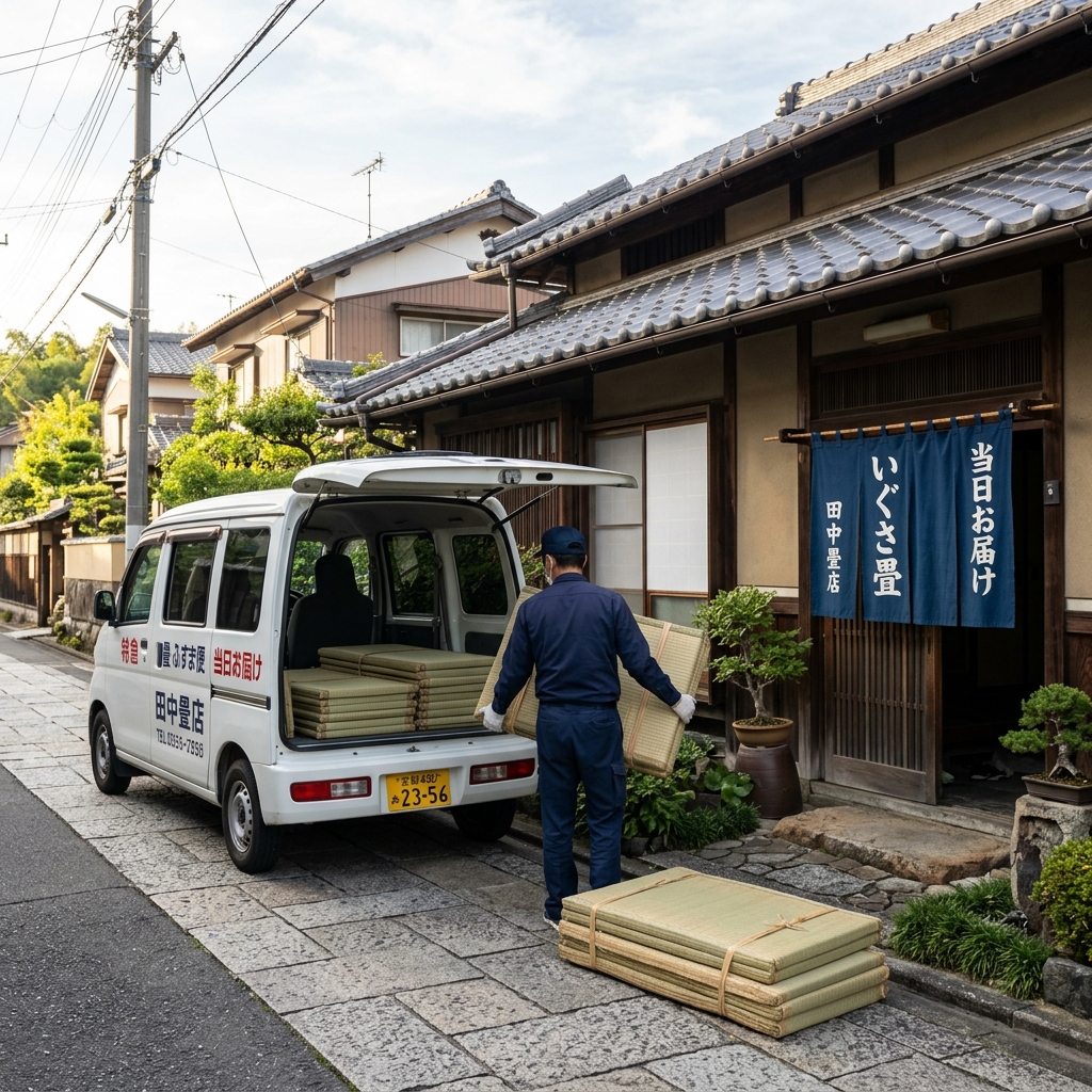 畳替えは１日仕上げ！