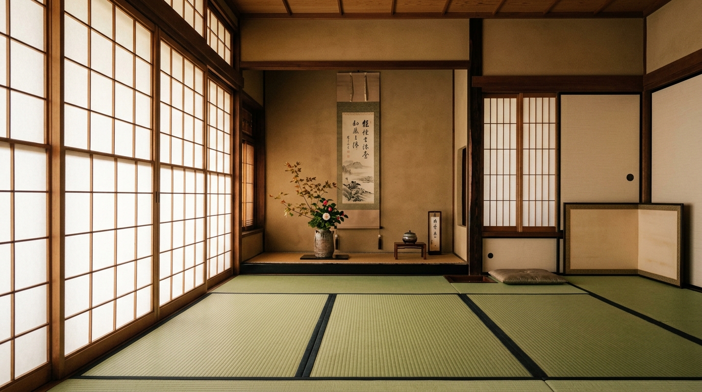 伝統的ない草の和室