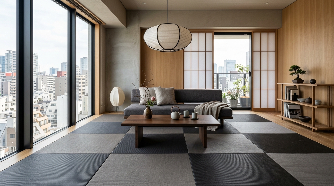 モダンなカラー畳