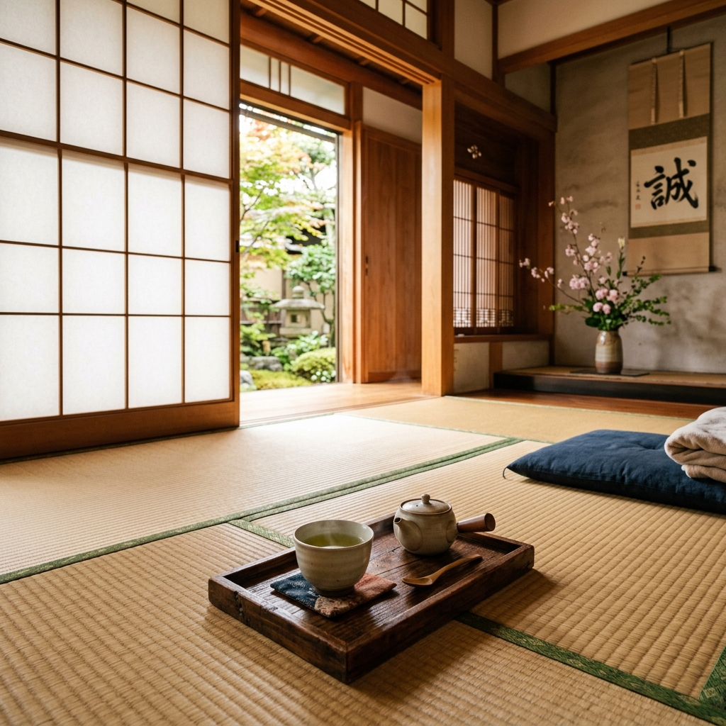 お客様の声 準備中 - 畳の和室でくつろぐイメージ